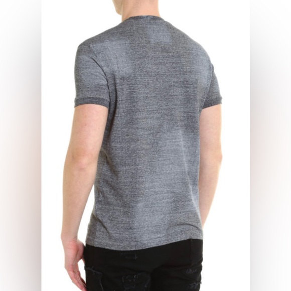 Dsqured2 Glamhead melange cotton stained Tee Sz L - Picture 4 of 7